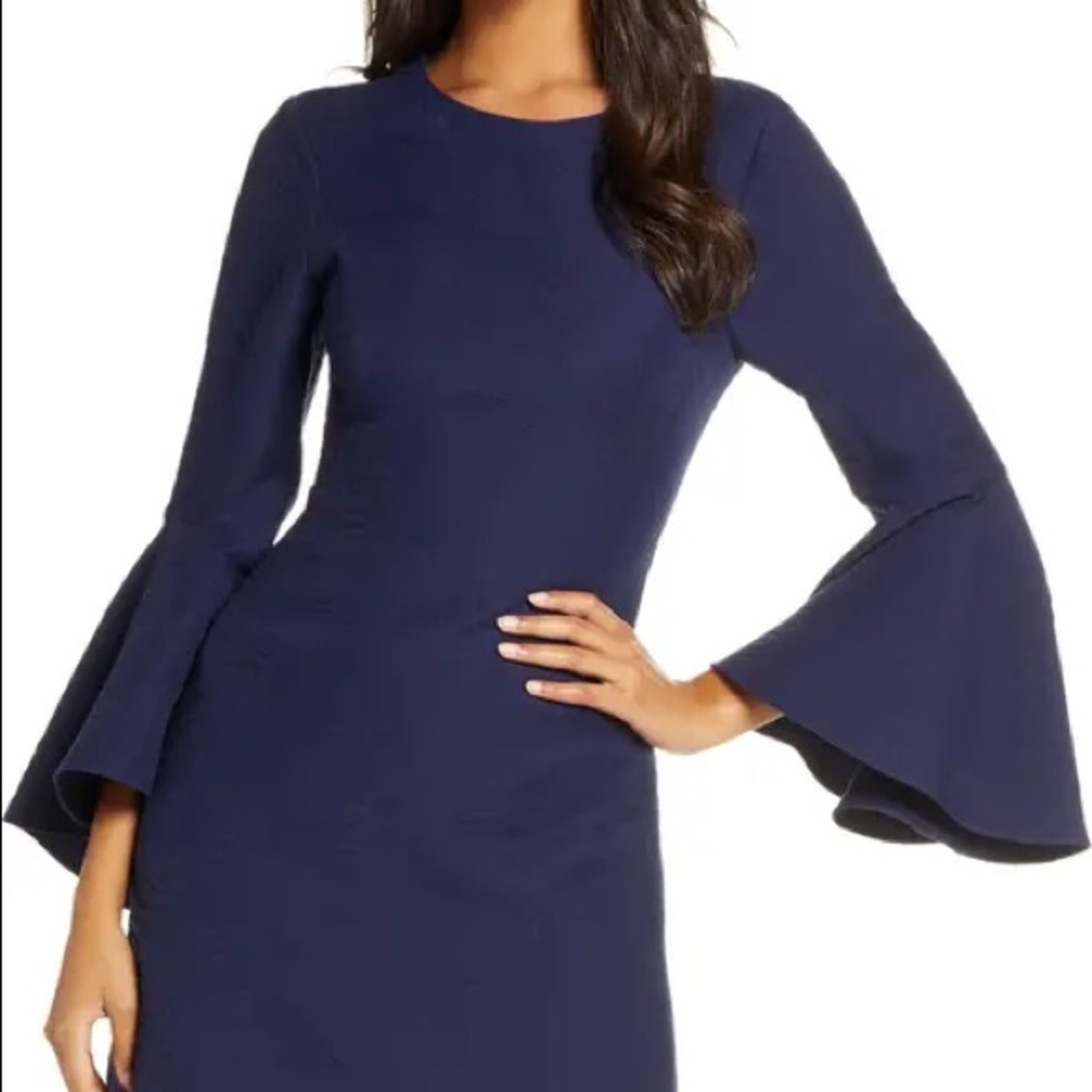 Lilly Pulitzer Kayla stretch dress Navy size 4 NWT